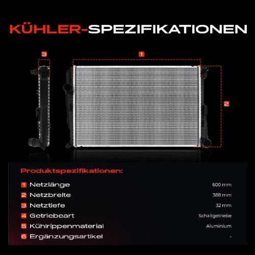 Frankberg 1x Kühler Wasserkühler Motorkühler für BMW X3 F25 X4 F26 2.0L 3.0L 2010-2018 Bild Frankberg 1x Kühler Wasserkühler Motorkühler für BMW X3 F25 X4 F26 2.0L 3.0L 2010-2018