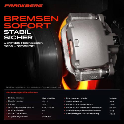 1x Bremssattel Hinterachse Links für BMW 3er Compact E46 E85 1997-2009 Bild 1x Bremssattel Hinterachse Links für BMW 3er Compact E46 E85 1997-2009