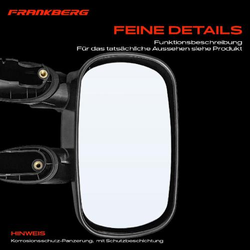 Frankberg 1x Außenspiegel Links für Fiat Doblo Kasten/MPV 119 223 2001-2010 Bild Frankberg 1x Außenspiegel Links für Fiat Doblo Kasten/MPV 119 223 2001-2010