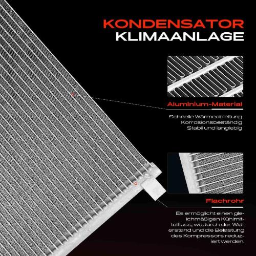 1x Kondensator Klimaanlage für Renault Megane II Grand Scénic II 1.5L 1.6L 1.9L 2.0L Bild 1x Kondensator Klimaanlage für Renault Megane II Grand Scénic II 1.5L 1.6L 1.9L 2.0L