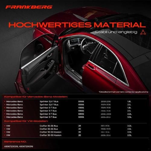 1x Türfeststeller Türfangband Türstopper Vorne für Mercedes-Benz Sprinter 3,5-T Bus Kasten B906 Bild 1x Türfeststeller Türfangband Türstopper Vorne für Mercedes-Benz Sprinter 3,5-T Bus Kasten B906