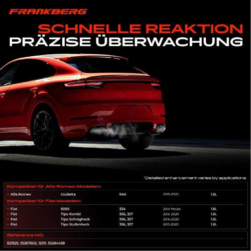 Frankberg 1x Abgastemperatursensor f r Fiat 500X 334 Tipo Kombi Alfa Romeo Giulietta 1.6L Bild Frankberg 1x Abgastemperatursensor f r Fiat 500X 334 Tipo Kombi Alfa Romeo Giulietta 1.6L