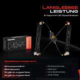 1x Fensterheber Hinten Links für Seat Alhambra 710 711 VW Sharan 7N