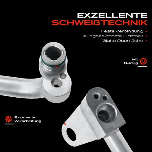 1x Niederdruckleitung Klimaanlage für BMW 5er F10 F11 F07 6er F12 F06 7er F01 F02 Bild 1x Niederdruckleitung Klimaanlage für BMW 5er F10 F11 F07 6er F12 F06 7er F01 F02