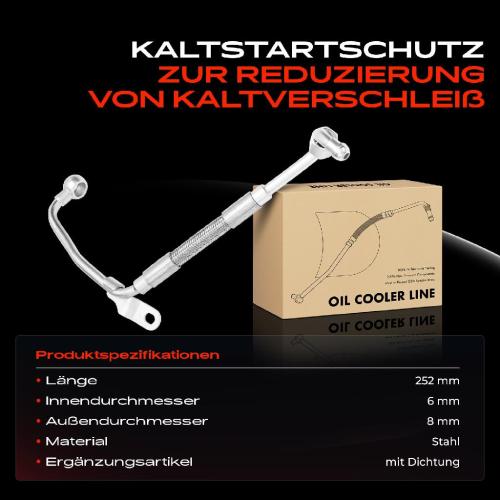 1x Ölschlauch Ölleitung für Audi A6 4B2 A6 Avant 4B5 Allroad Bild 1x Ölschlauch Ölleitung für Audi A6 4B2 A6 Avant 4B5 Allroad