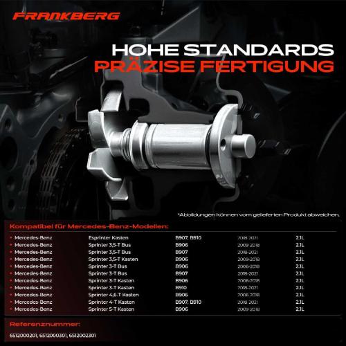 Frankberg 1x Wasserpumpe Kühlwasserpumpe für Mercedes-Benz Sprinter 3-T 5-T 4-T B906 B907 B910 2.1L Bild Frankberg 1x Wasserpumpe Kühlwasserpumpe für Mercedes-Benz Sprinter 3-T 5-T 4-T B906 B907 B910 2.1L