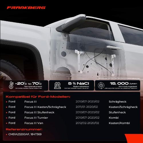 Frankberg 1x Fensterheber Vorne Rechts für Ford Focus III Limousine Bild Frankberg 1x Fensterheber Vorne Rechts für Ford Focus III Limousine