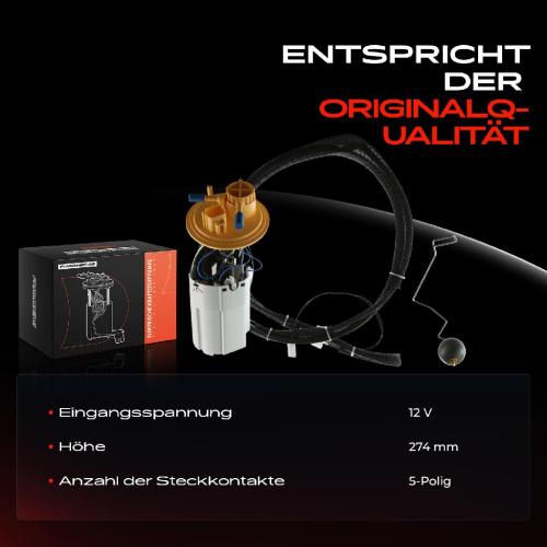 1x Kraftstoffpumpe für Volvo S60 I 384 S80 I 184 V70 II 285 XC70 Cross Country 295 XC90 I 275 2.4L 2002-2006 Bild 1x Kraftstoffpumpe für Volvo S60 I 384 S80 I 184 V70 II 285 XC70 Cross Country 295 XC90 I 275 2.4L 2002-2006