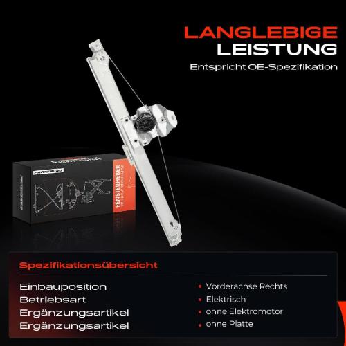 Frankberg 1x Fensterheber Vorne Rechts für Fiat Talento Opel Renault Bild Frankberg 1x Fensterheber Vorne Rechts für Fiat Talento Opel Renault