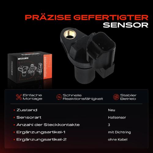 1x Nockenwellenposition Sensor für Hyundai Atos Getz i10 PA 1.1L KIA Picanto SA BA 1.0L 1.1L Bild 1x Nockenwellenposition Sensor für Hyundai Atos Getz i10 PA 1.1L KIA Picanto SA BA 1.0L 1.1L