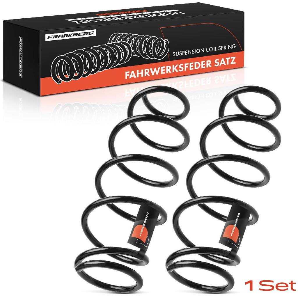 Frankberg 2x Fahrwerksfeder Vorderachse für Citroën C1 II PA PS Peugeot 108 Toyota Aygo B4 Bj ab 2014
