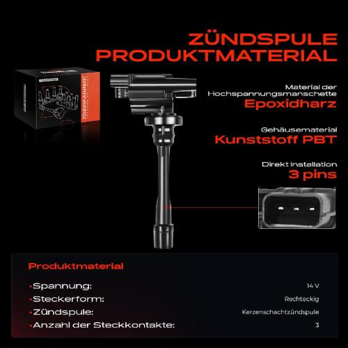 1x Zündmodul Zündspule für Chrysler Sebring Cabriolet Mitsubishi Carisma Stufenheck Colt IV V Galant VI Bild 1x Zündmodul Zündspule für Chrysler Sebring Cabriolet Mitsubishi Carisma Stufenheck Colt IV V Galant VI