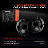 2x Ankerblech Bremsscheibe Vorderachse Beidseitig für KIA Rio III UB Hyundai Accent Bj ab 2010