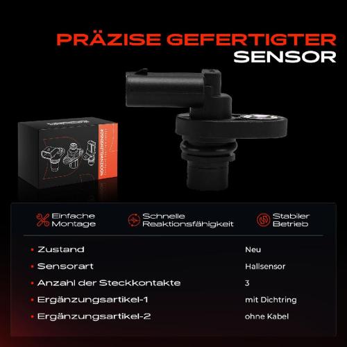 1x Nockenwellenposition Sensor für Porsche 718 911 Cayenne Macan Panamera Bild 1x Nockenwellenposition Sensor für Porsche 718 911 Cayenne Macan Panamera