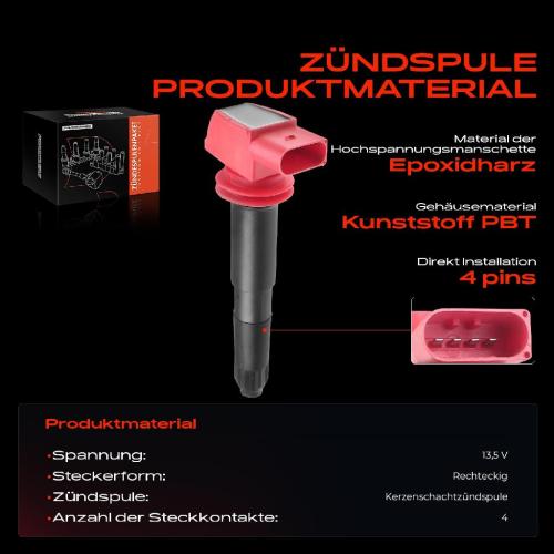 1x Zündmodul Zündspule für Porsche Cayenne 9PA Panamera 970 4.8L 3.6L 2007-2016 Bild 1x Zündmodul Zündspule für Porsche Cayenne 9PA Panamera 970 4.8L 3.6L 2007-2016