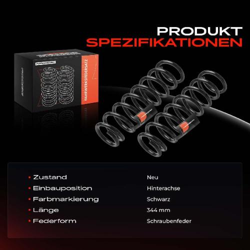 2x Fahrwerksfeder Hinterachse für Mitsubishi Outlander III GFW GGW ZJ ZK ZL Bj ab 2012 Bild 2x Fahrwerksfeder Hinterachse für Mitsubishi Outlander III GFW GGW ZJ ZK ZL Bj ab 2012