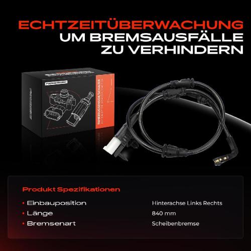 1x Warnkontakt Bremsbelagverschleiß Hinterachse für Land Rover Discovery Sport Jaguar E-Pace Bild 1x Warnkontakt Bremsbelagverschleiß Hinterachse für Land Rover Discovery Sport Jaguar E-Pace