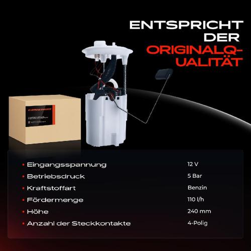 1x Kraftstoffpumpe für Opel Meriva B MPV S10 1.4L 2010-2017 Bild 1x Kraftstoffpumpe für Opel Meriva B MPV S10 1.4L 2010-2017