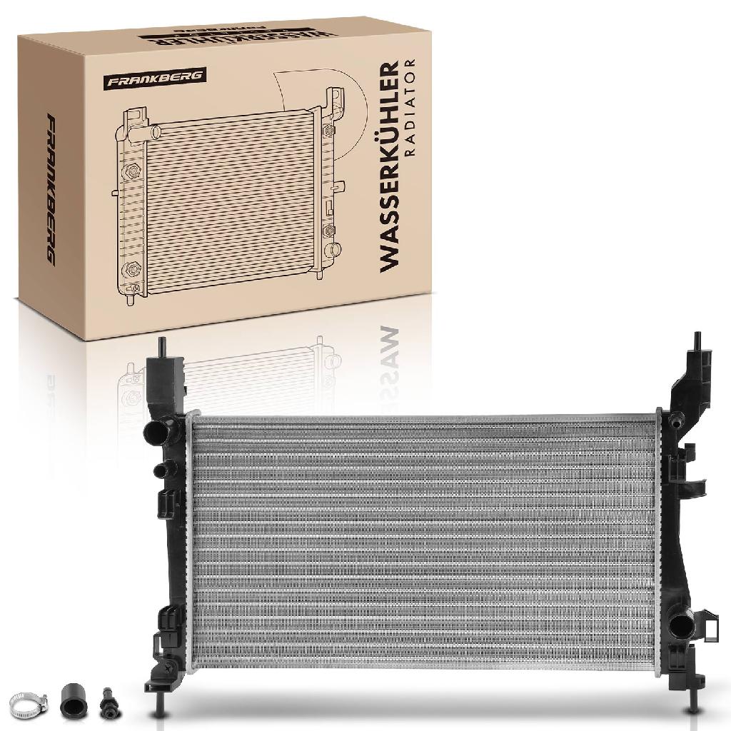 Frankberg 1x Kühler Wasserkühler Motorkühler für Citroën Nemo Kombi Qubo Peugeot Bipper Fiat