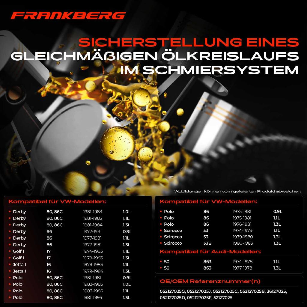 1x Kraftstoffpumpe Benzinpumpe für VW Golf I II Polo Passat Jetta I Derby Audi 50