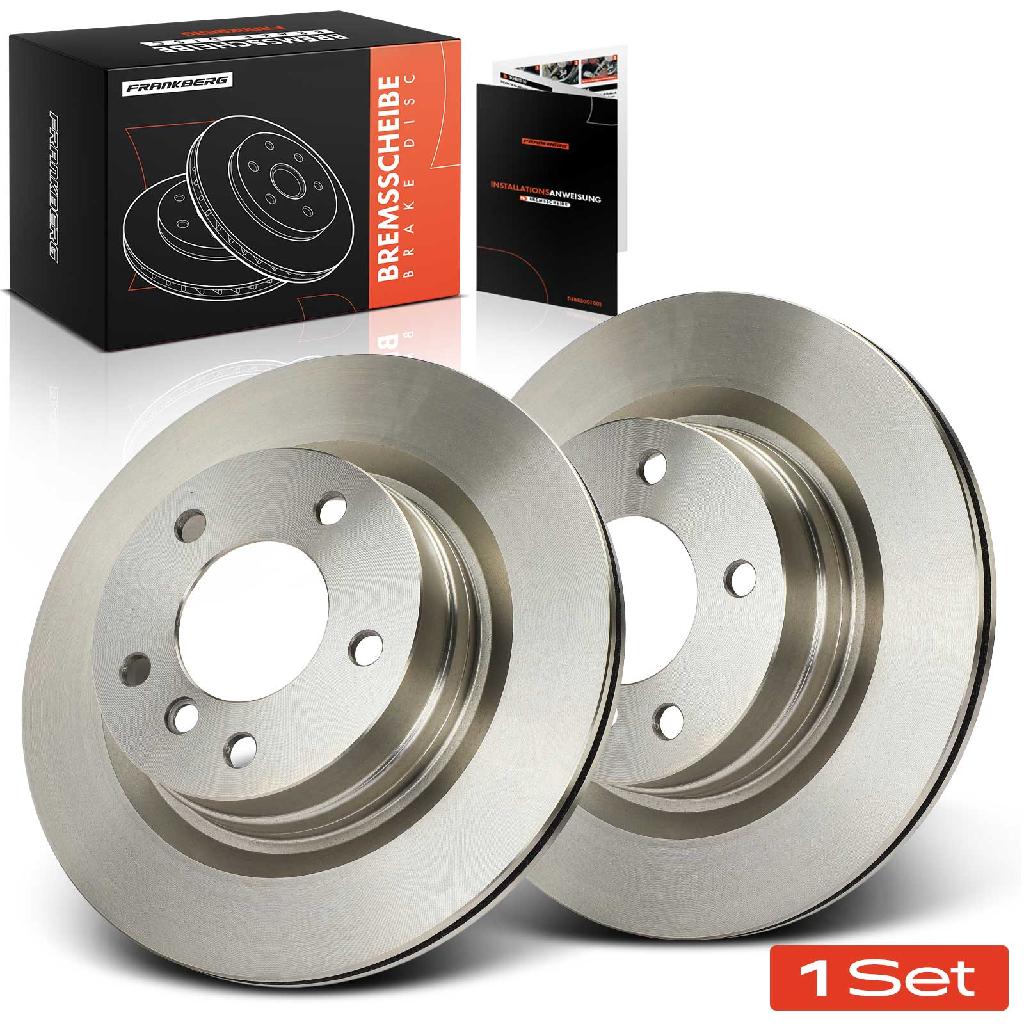 2x Bremsscheiben Hinterachse für BMW E81 E87 F20 F21 F23 F22 F87 E90 F30 F80 2004-2021