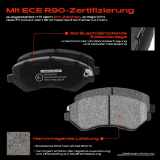 4x Bremsbeläge Vorderachse für Chrysler Voyager IV Van RG RS Jeep Cherokee 2000-2008