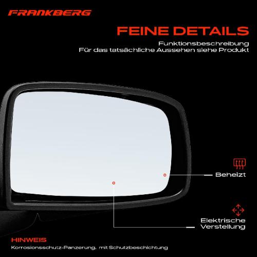 1x Außenspiegel Rechts für Fiat Panda Kasten/Schrägheck 169 2003-2013 Bild 1x Außenspiegel Rechts für Fiat Panda Kasten/Schrägheck 169 2003-2013