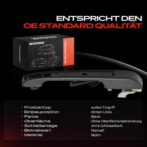 1x Türgriff Hinten Links außen für VW Golf I II Jetta Passat Stufenheck Variant Santana 1973-1992 Bild 1x Türgriff Hinten Links außen für VW Golf I II Jetta Passat Stufenheck Variant Santana 1973-1992