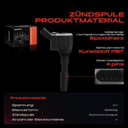 Frankberg 1x Z ndmodul Z ndspule f r VW Golf Sportsvan VI VII Variant Polo Passat Beetle Caddy Alltrack MPV Kasten/MPV Bild Frankberg 1x Z ndmodul Z ndspule f r VW Golf Sportsvan VI VII Variant Polo Passat Beetle Caddy Alltrack MPV Kasten/MPV
