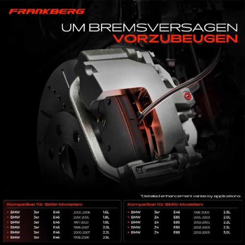 2x Warnkontakt Bremsbelagverschleiß Vorderachse für BMW 3er Cabriolet Coupe Touring E46 Z4 Roadster E85 Bild 2x Warnkontakt Bremsbelagverschleiß Vorderachse für BMW 3er Cabriolet Coupe Touring E46 Z4 Roadster E85