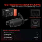 1x Waschwasserpumpe Scheibenreinigung Vorne für Ford Galaxy Opel Agila Astra