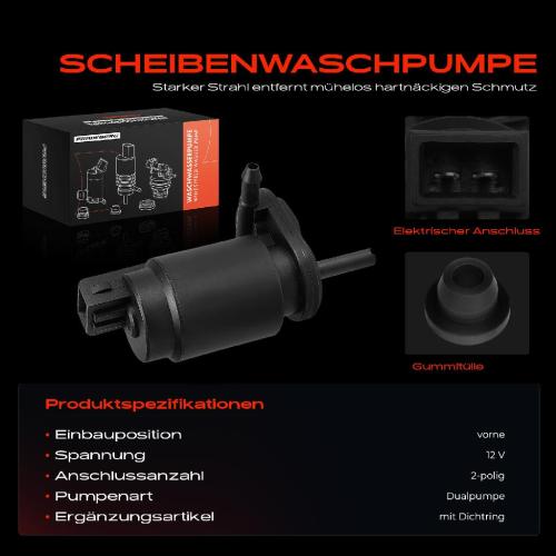 1x Waschwasserpumpe Scheibenreinigung Vorne für Ford Galaxy Opel Agila Astra Bild 1x Waschwasserpumpe Scheibenreinigung Vorne für Ford Galaxy Opel Agila Astra
