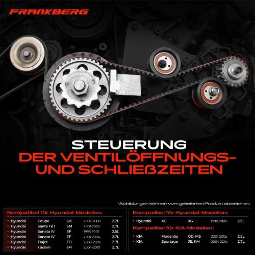 1x Zahnriemensatz Zahnriemen für Hyundai Coupe Santa Fé I XG Sonata IV KIA Sportage Bild 1x Zahnriemensatz Zahnriemen für Hyundai Coupe Santa Fé I XG Sonata IV KIA Sportage