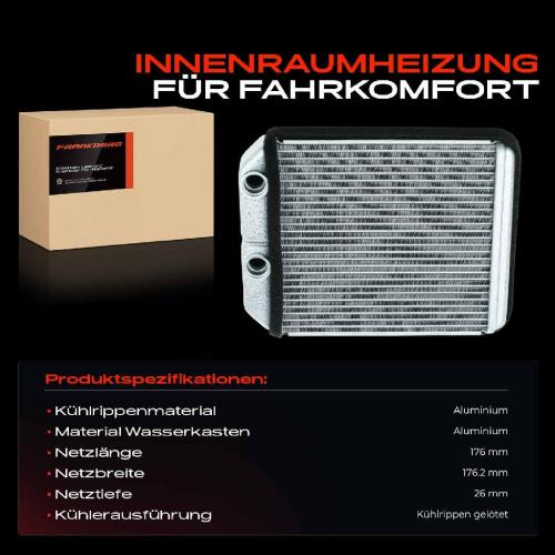 1x Wärmetauscher Innenraumheizung für Volvo S40 I 644 VS V40 Kombi 645 VW 1.6L-2.0L Bild 1x Wärmetauscher Innenraumheizung für Volvo S40 I 644 VS V40 Kombi 645 VW 1.6L-2.0L