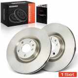 Frankberg 2x Bremsscheiben Vorderachse f r Audi A4 Avant Cabriolet 1.6L 1.8L 1.9L 2.0L 4.2L 2000-2009