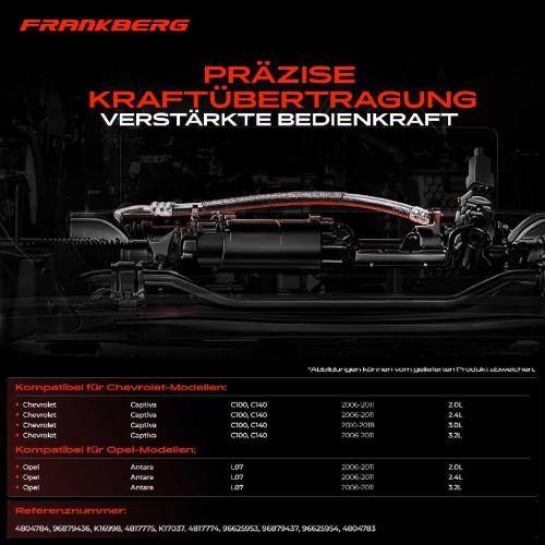 2x Seilzug Feststellbremse Hinterachse beidseitig für Chevrolet Captiva C100 Opel Antara Bild 2x Seilzug Feststellbremse Hinterachse beidseitig für Chevrolet Captiva C100 Opel Antara