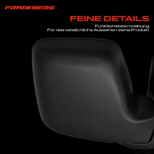 Frankberg 1x Außenspiegel Rechts für Citroën Jumpy U6U BS BT BY BZ Fiat Scudo Peugeot Expert Bild Frankberg 1x Außenspiegel Rechts für Citroën Jumpy U6U BS BT BY BZ Fiat Scudo Peugeot Expert