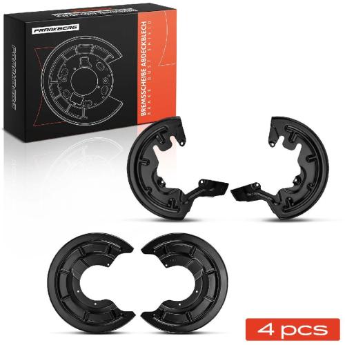 4x Ankerblech Bremsscheibe Vorne und Hinten für Renault Grand Scénic II Megane II Coupé-Cabriolet Kombi Bild 4x Ankerblech Bremsscheibe Vorne und Hinten für Renault Grand Scénic II Megane II Coupé-Cabriolet Kombi