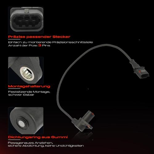1x Kurbelwellensensor Impulsgeber für Porsche 911 Cabriolet Targa 997 Boxster Spyder Cayman 987 Bild 1x Kurbelwellensensor Impulsgeber für Porsche 911 Cabriolet Targa 997 Boxster Spyder Cayman 987