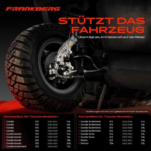 1x Achsschenkel Radaufhängung Vorderachse Links für Toyota Corolla Matrix Premio Wish Bild 1x Achsschenkel Radaufhängung Vorderachse Links für Toyota Corolla Matrix Premio Wish