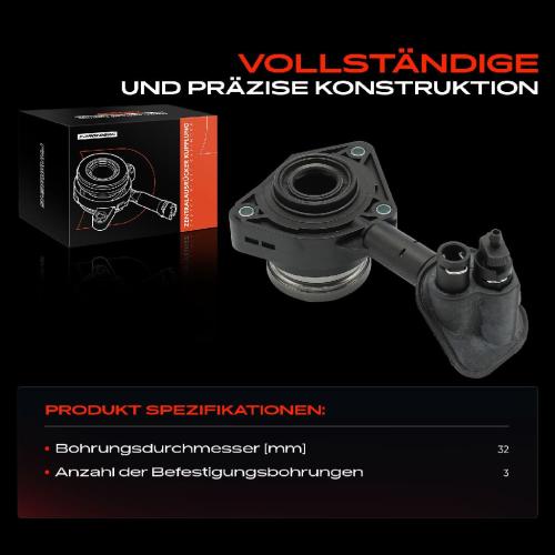 1x Zentralausrücker Kupplung für Ford C-Max DM2 Focus II DA DP HCP Mazda 3 Volvo Bild 1x Zentralausrücker Kupplung für Ford C-Max DM2 Focus II DA DP HCP Mazda 3 Volvo