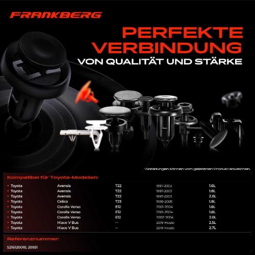 20x Befestigungsclips Stoßstange Radlauf Kotflügel für Toyota Avensis Liftback Station Wagon Celica Corolla Bild 20x Befestigungsclips Stoßstange Radlauf Kotflügel für Toyota Avensis Liftback Station Wagon Celica Corolla