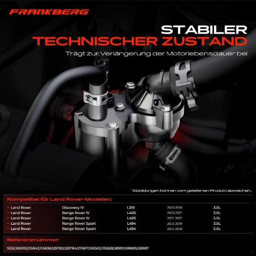 1x Thermostat Kühlmittel für Land Rover Discovery IV L319 Range Rover IV L405 3.0L Bild 1x Thermostat Kühlmittel für Land Rover Discovery IV L319 Range Rover IV L405 3.0L