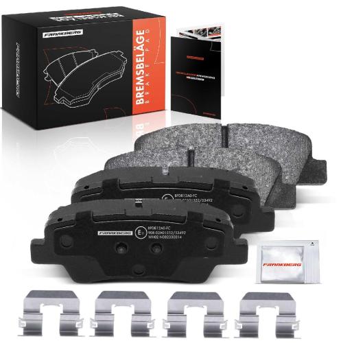 4x Bremsbeläge Hinterachse für KIA Cadenza I Carens Van Cee'D Combi Sportswagon Optima Pro Rio III Soul II Bild 4x Bremsbeläge Hinterachse für KIA Cadenza I Carens Van Cee'D Combi Sportswagon Optima Pro Rio III Soul II