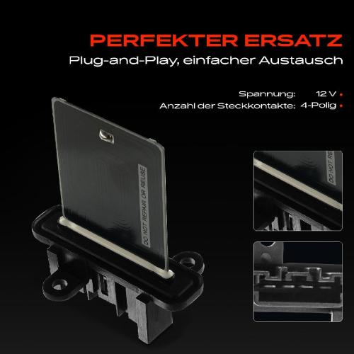 1x Widerstand Vorwiderstand Gebläsemotor für Nissan Almera II N16 Sunny IV Sentra V Bild 1x Widerstand Vorwiderstand Gebläsemotor für Nissan Almera II N16 Sunny IV Sentra V