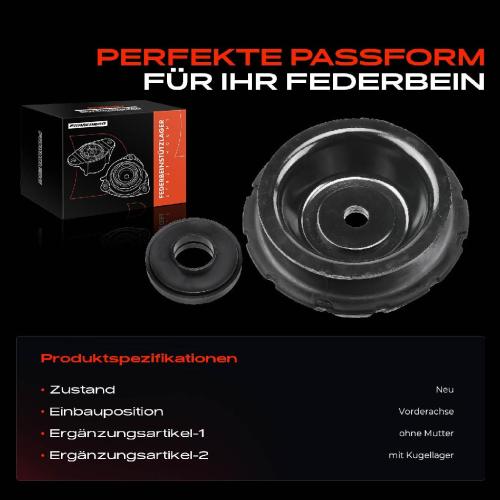 1x Domlager Federbeinstütz lager für Fiat Sedici Suzuki SX4 Bj ab 2006 Bild 1x Domlager Federbeinstütz lager für Fiat Sedici Suzuki SX4 Bj ab 2006