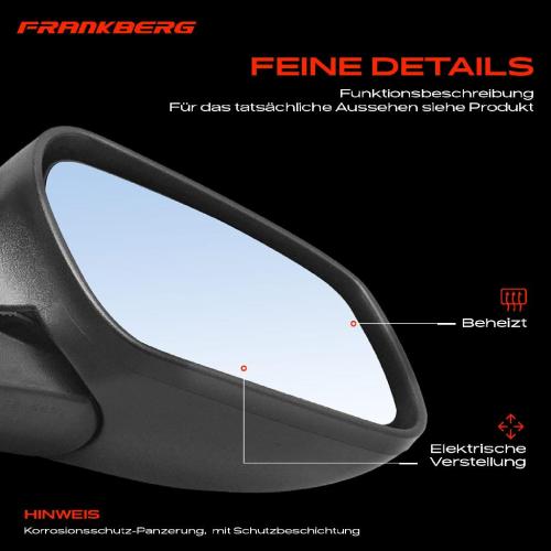 1x Außenspiegel Rechts für Ford Focus II Kasten/Kombi DA DP HCP DB DH FCH DS FFS Bild 1x Außenspiegel Rechts für Ford Focus II Kasten/Kombi DA DP HCP DB DH FCH DS FFS