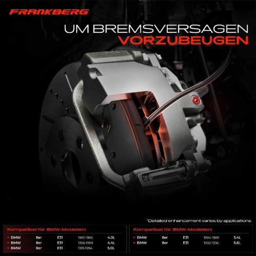 2x Warnkontakt Bremsbelagverschleiß Vorderachse für BMW 8er E31 840i Ci 850i Ci 1991-1999 Bild 2x Warnkontakt Bremsbelagverschleiß Vorderachse für BMW 8er E31 840i Ci 850i Ci 1991-1999