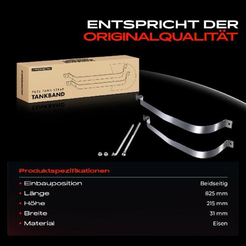 2x Tankbänder Tankband für Jeep Cherokee XJ 2.5 4.0L 1984-2001 Bild 2x Tankbänder Tankband für Jeep Cherokee XJ 2.5 4.0L 1984-2001
