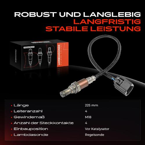 1x Lambdasonde Regelsonde Vor Katalysator für Mazda MX-5 III NC 2005-2008 1.8L 2.0L Bild 1x Lambdasonde Regelsonde Vor Katalysator für Mazda MX-5 III NC 2005-2008 1.8L 2.0L